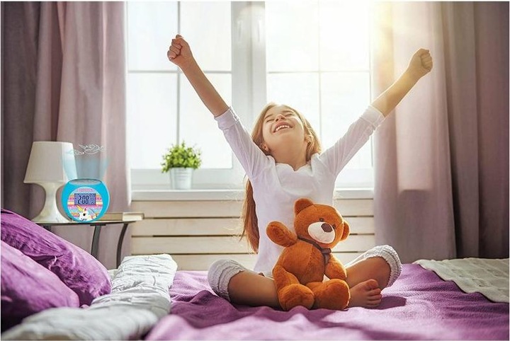 Actual product image Lexibook Unicorn Projector Radio Alarm Clock (RL975UNI)