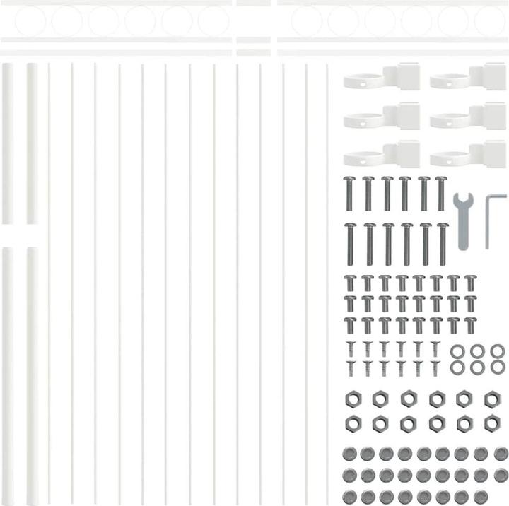 Produktbild vidaXL Moderner Zaun