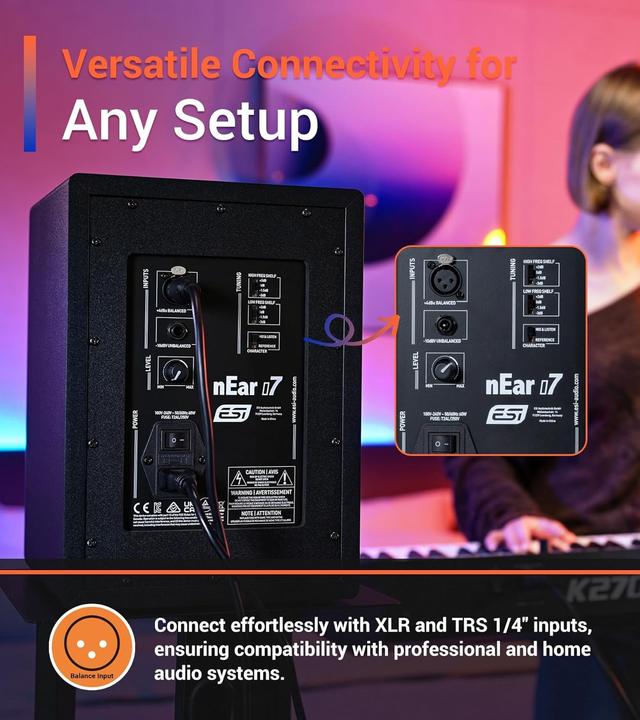 Actual product image ESI Audiotechnik nEar i7 (Active, 1 pc., 1x 40 W)