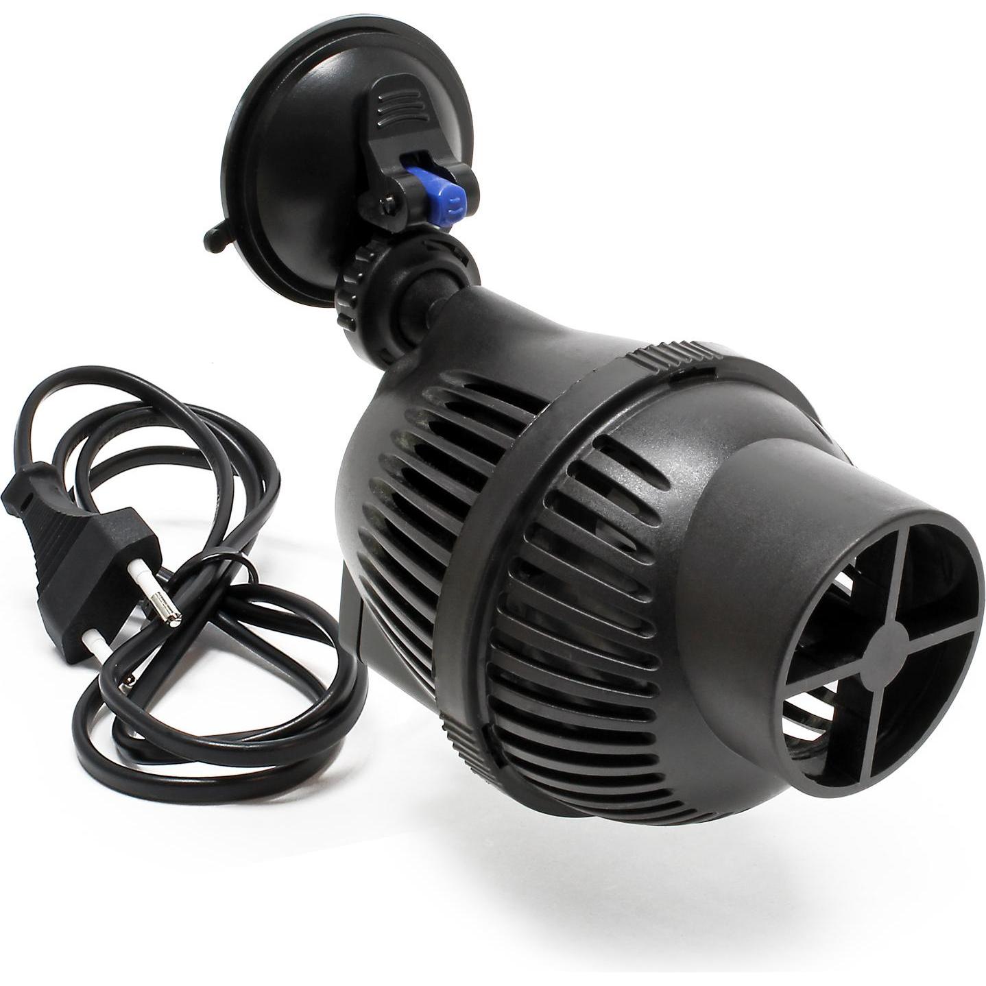 SunSun JVP-102A Strömungspumpe 5000 l/h 12 W Aquarium Pumpe 1 Düse Saugnapf, Aquariumtechnik