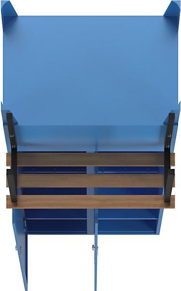 Actual product image Wolf Clothes locker with bench in front (80 cm, 185 cm)