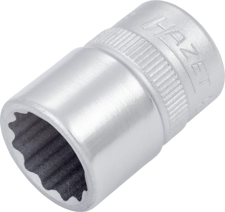 Actual product image HAZET Socket ∙ 12-point 880AZ-1/2 ∙ Square, hollow 10 mm (3/8 inch) ∙ Outside 12-point traction pro… (1/2")