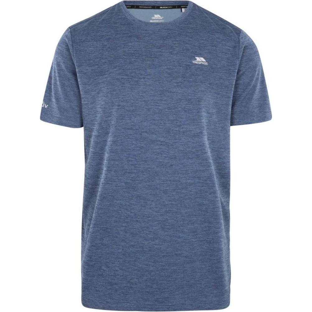 Trespass, Herren, Sportshirt, RAERAN Herren-T-Shirt (XS), Blau, XS