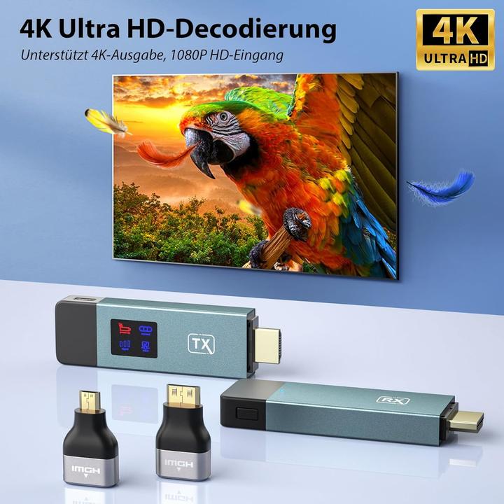 Produktbild Braidol Drahtloser HDMI-Sender und Empfänger (30 m, HDCP)