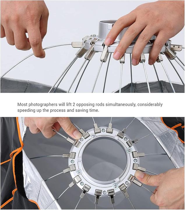 Actual product image Godox Quick Release Parabolic Softbox, 90 cm (Soft boxes, 90 cm)
