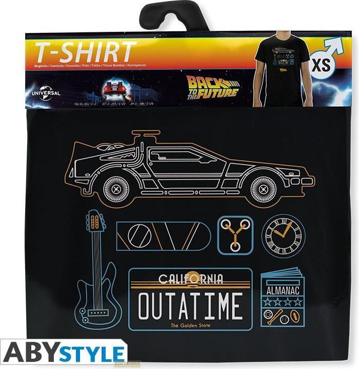 Produktbild ABYstyle BACK TO THE FUTURE - Tshirt DeLorean man SS black - basic (XL)