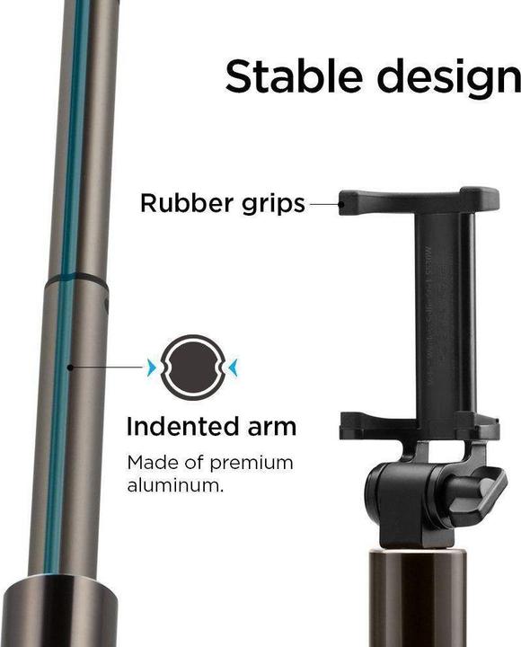 Actual product image Spigen Selfie Stick S530W black