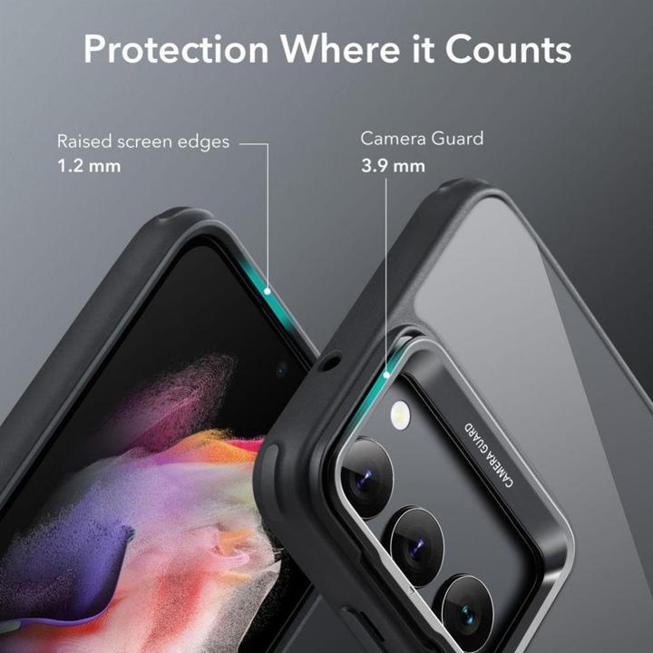 Actual product image ESR Classic Kickstand Galaxy S23+ Plus Clear/Black (Samsung Galaxy S23+)