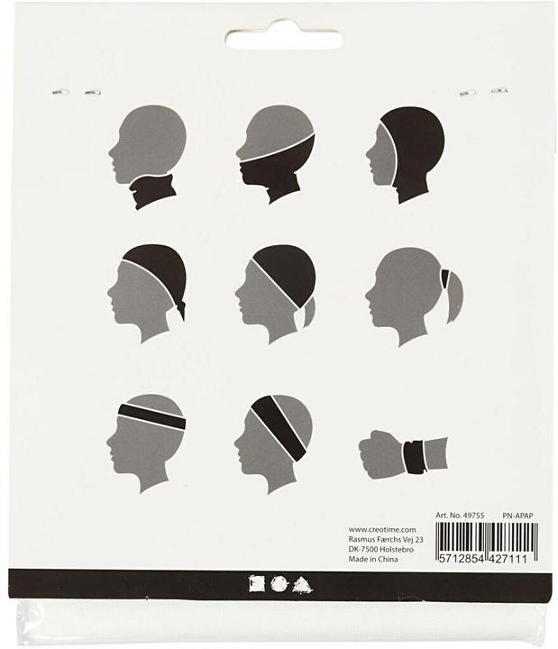 Image du produit Creativ Company Echarpe tube polyester, 1 pièce, Blanc