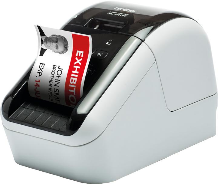 Actual product image Brother QL-810WC (300 dpi)