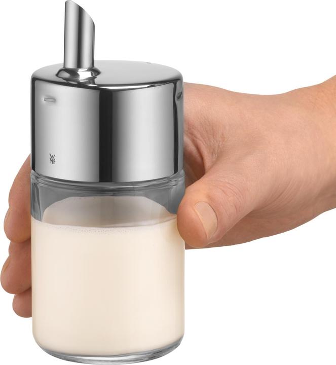 Produktbild WMF Milchkännchen Sahnekännchen Sahnedosierer mit Deckel 240 ml Barista Glas