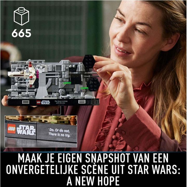 Actual product image LEGO Death Star Trench Run Diorama (75329, LEGO Star Wars)