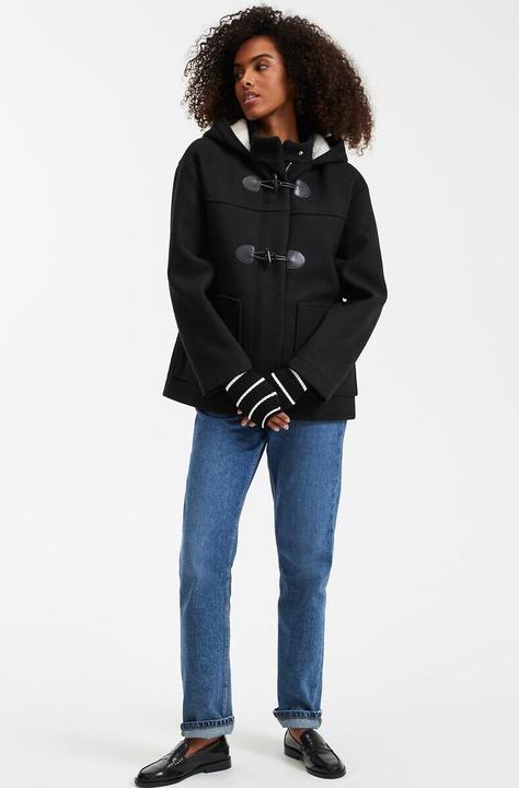 Actual product image La Redoute Collections Halblange Winterjacke im Dufflecoat-Stil (40)