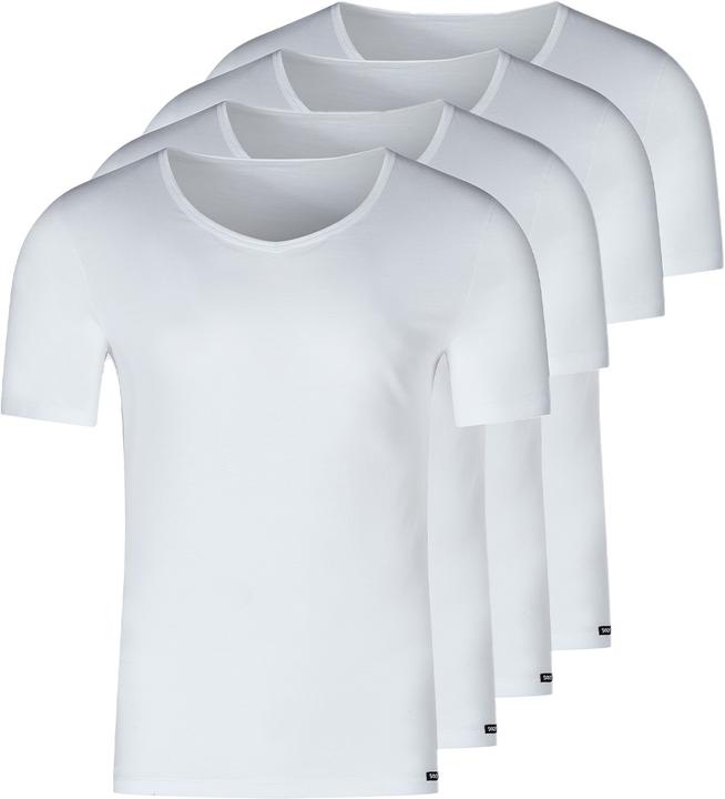 Produktbild Skiny 4er Pack Unterhemd / Shirt Kurzarm Unterhemd / Shirt Kurzarm (S)
