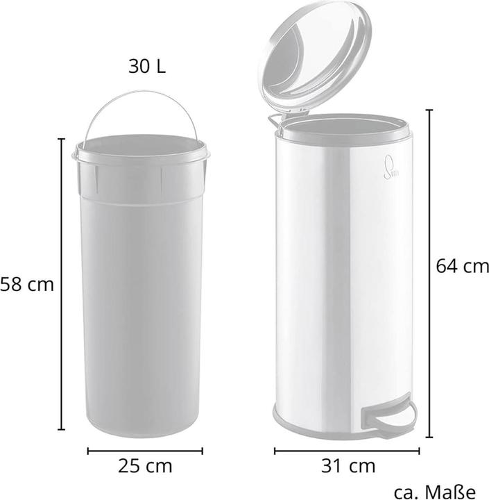 Actual product image Svita T30 runder Treteimer mit Inneneimer (30 l)