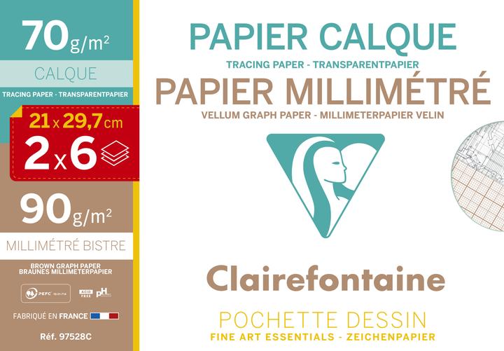 Image du produit Clairefontaine Dessin technique (70 g/m², 6 x)