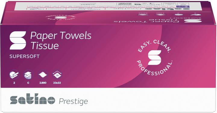 Actual product image Wepa C-fold towels Satino (1 x)