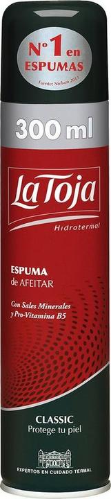Actual product image La Toja HIDROTERMAL espuma afeitar classic spray 250+50 ml (300 ml, Shaving gel)