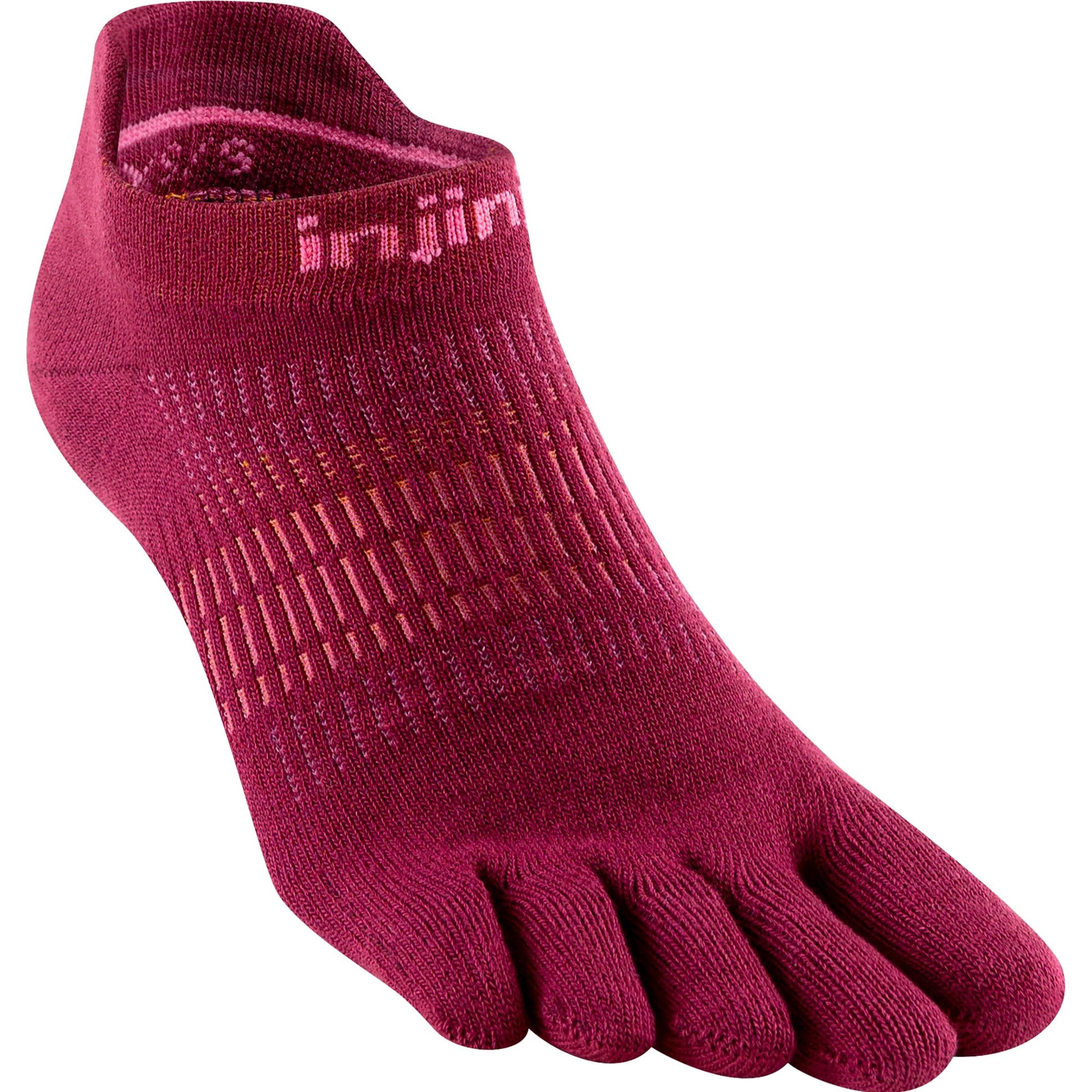 Injinji, Damen, Sportsocken, Run Lightweight No-Show (M/L), Rot