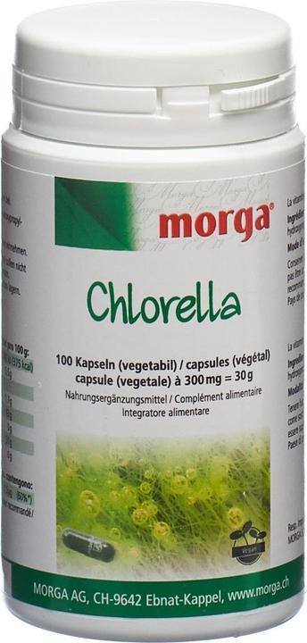 Actual product image Morga Chlorella Capsules (100 Piece, Capsules, 60 g)