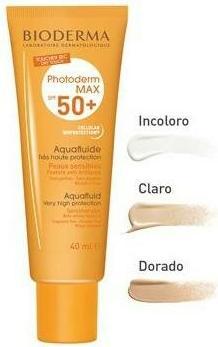 Productafbeelding Bioderma Photoderm Aquafluide SPF50+ (Zonnecrème gezicht, SPF 50, 40 ml, 59 g)