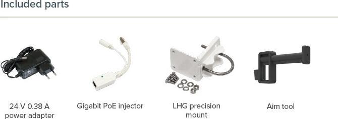 Image du produit MikroTik Wireless Wire Dish (60GHz antenna, 802.11ad wireless, four core 716MHz CPU, 256MB RAM,...