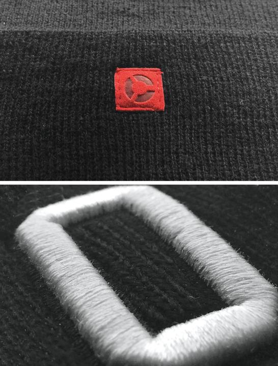 Actual product image Masterdis Letter Cuff Knit Beanie (One size)