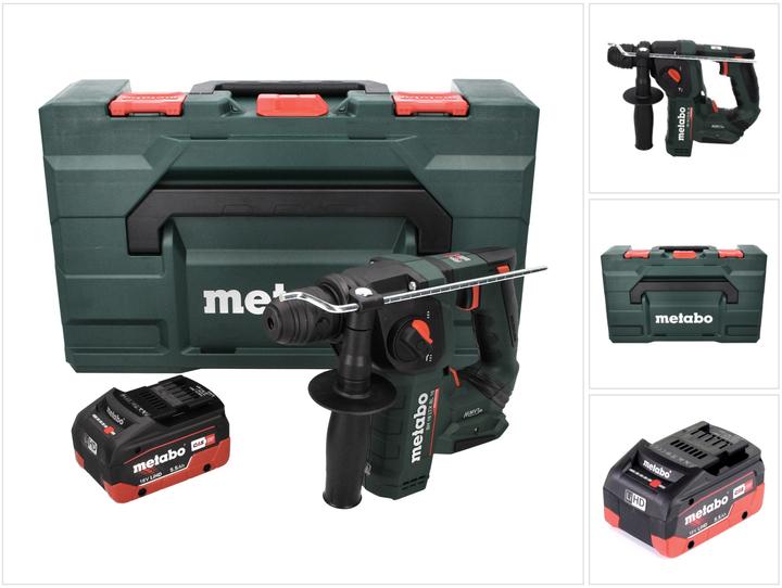 Metabo BH 18 LTX BL 16 Akku Bohrhammer 18 V 1.3 J SDS-plus Brushless + 1x Akku 5,5 Ah + MetaBOX - oh