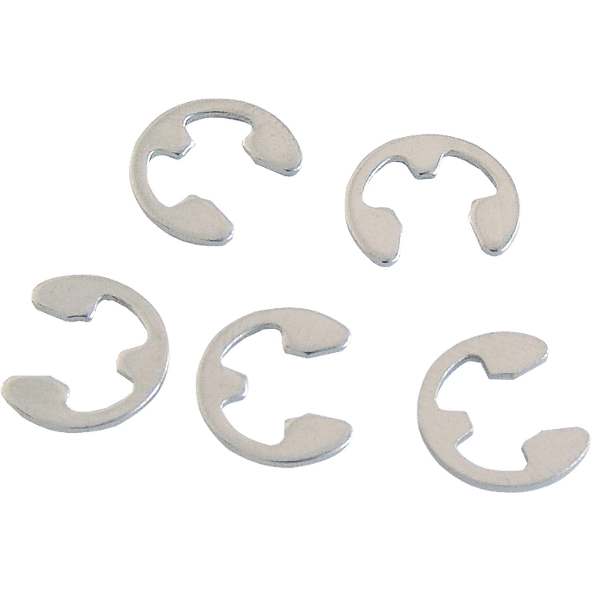 Modellbau Lindinger, Muttern + Unterlegscheiben, wellensicherungsringe 4mm 25stk. edelstahl, rostfrei (M4)