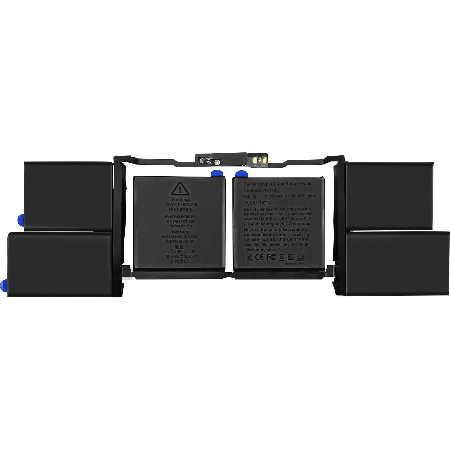 Clappio Ersatzakku, 8700mAh (8700 mAh), Notebook Akku, Schwarz