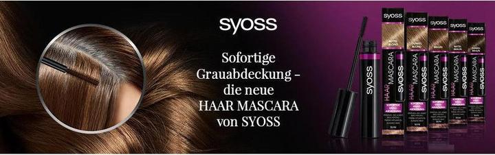 Actual product image Syoss Hair Mascara (Middle brown)