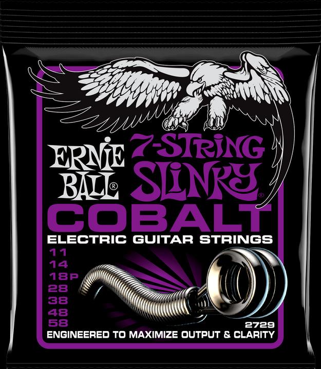 Actual product image Ernie Ball Slinky Power (7 x, Electric guitar, 0.01")