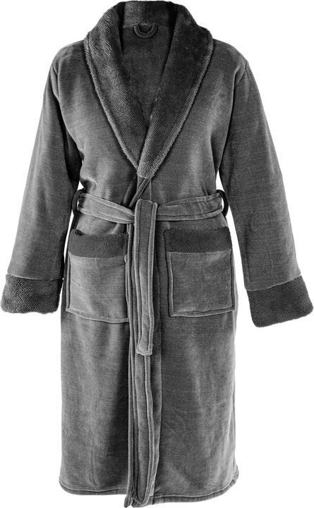 Tiseco chenille l120cm s/m grijs