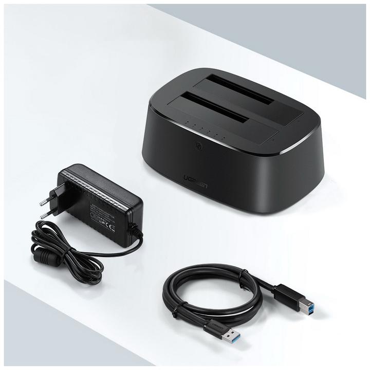 Produktbild Ugreen SATA Hard Drive Docking Station für 2.5" und 3.5" SSD HDD