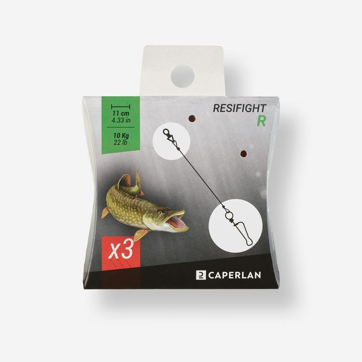 Produktbild Caperlan Vorfach starr Stahl 10 kg 3er-Pack