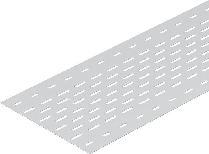 Actual product image OBO Bettermann OBO ELB-L50 A2 Perforated insert plate 500x3000 V2A for cable ladder