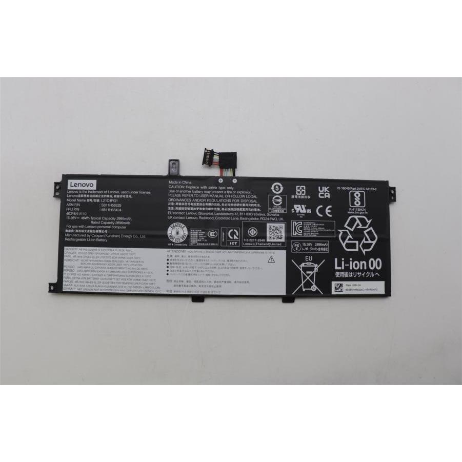 Lenovo BATTERY Internal, 4c 46Wh (4 Zellen), Notebook Akku