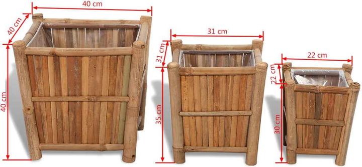 Image du produit vidaXL Pflanzenbehälter