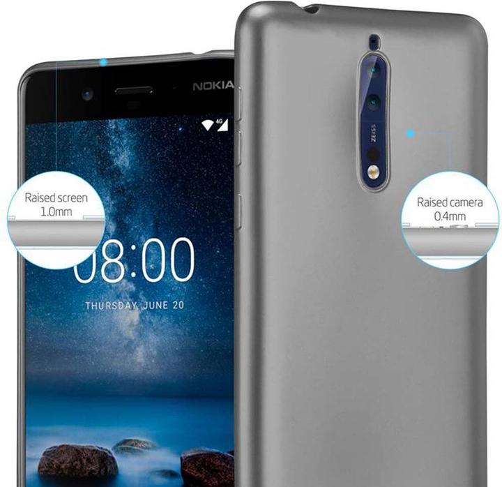 Actual product image Cadorabo Bumper TPU Matt Metallic (LG K8 2017)