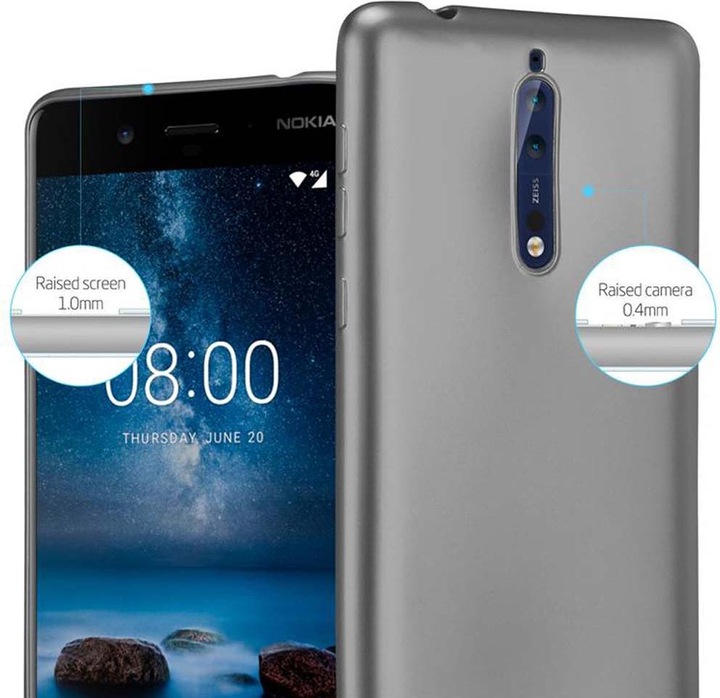 Produktbild Cadorabo TPU Matt Metallic Hülle (LG K8 2017)
