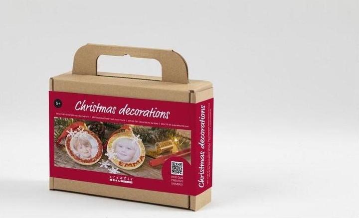 Produktbild Creativ Company Bastelset Weihnachtskugeln Bilderrahmen Foto