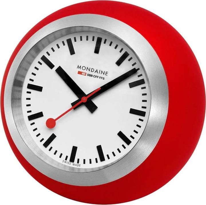 Mondaine Rote Tischuhr