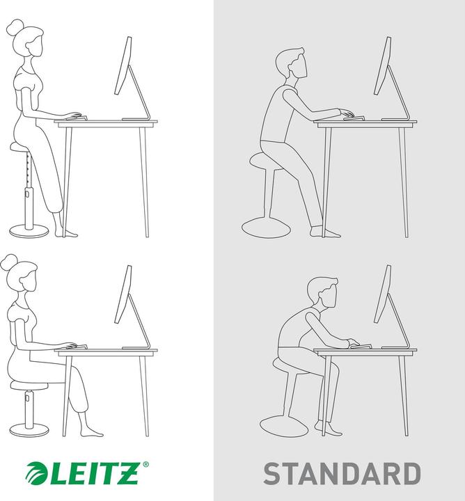 Actual product image Leitz Active Sit Stand Stool Ergo Cosy