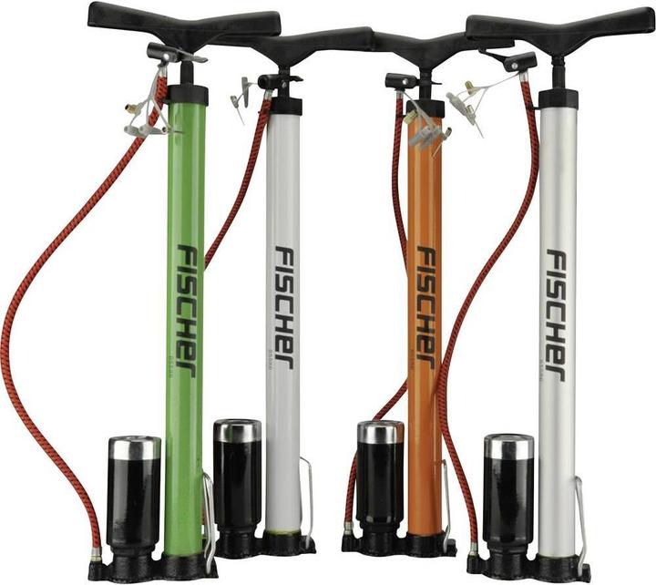 Actual product image Fischer Fahrrad-Standpumpe Alu