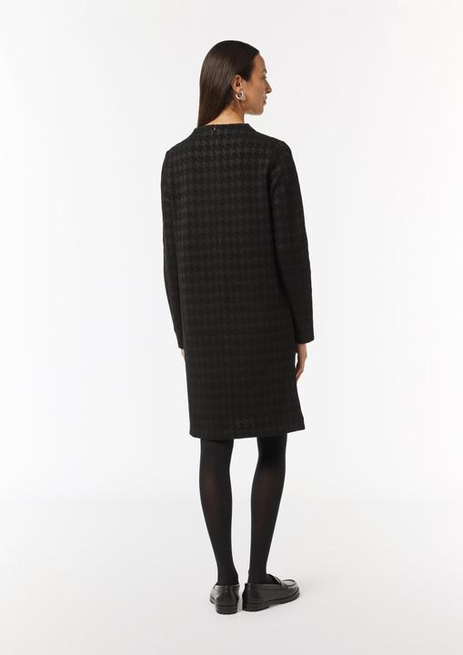 Produktbild Comma Kurzes Jerseykleid mit Hahnentrittmuster (42)