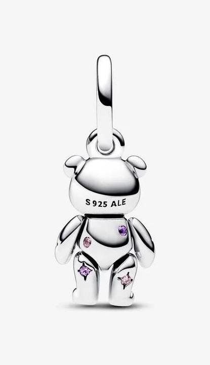 Produktbild Pandora Beweglicher Baby Teddybär Charm (Silber 925)