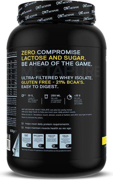Actual product image QNT MetaPure Zero Carb (Banana, 1 pcs., 908 g)