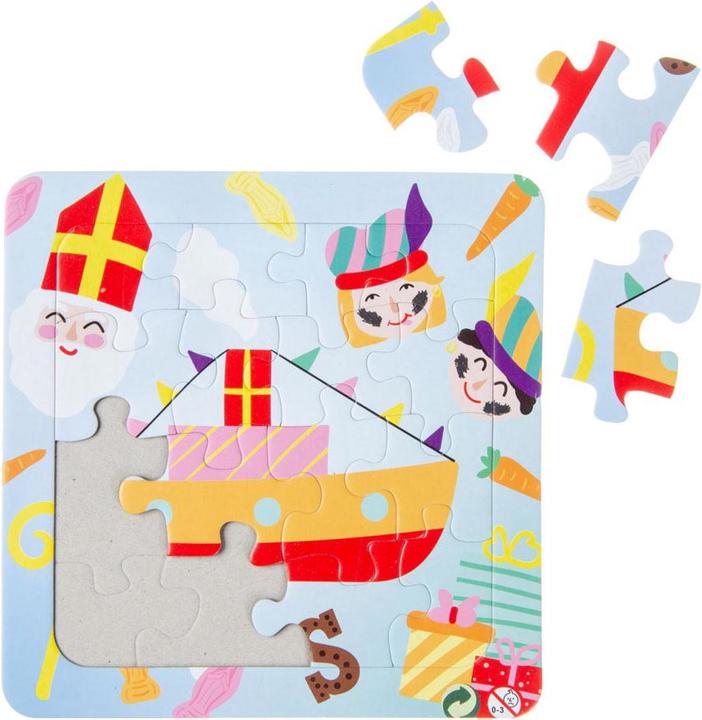 Actual product image LG-Imports Puzzle Sinterklaas, 16. (3 pieces)