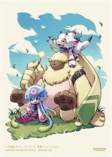 Bandai Digimon Card Game Official Card Sleeves 2022 Gammammon, Jerry Mon, Angoramon