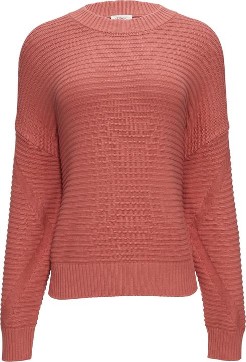 Produktbild S.Oliver Strickpullover Oversized Strickpullover mit Strukturdetails (46)
